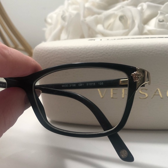 Authentic Versace Eyeglasses + Case - Picture 9 of 16